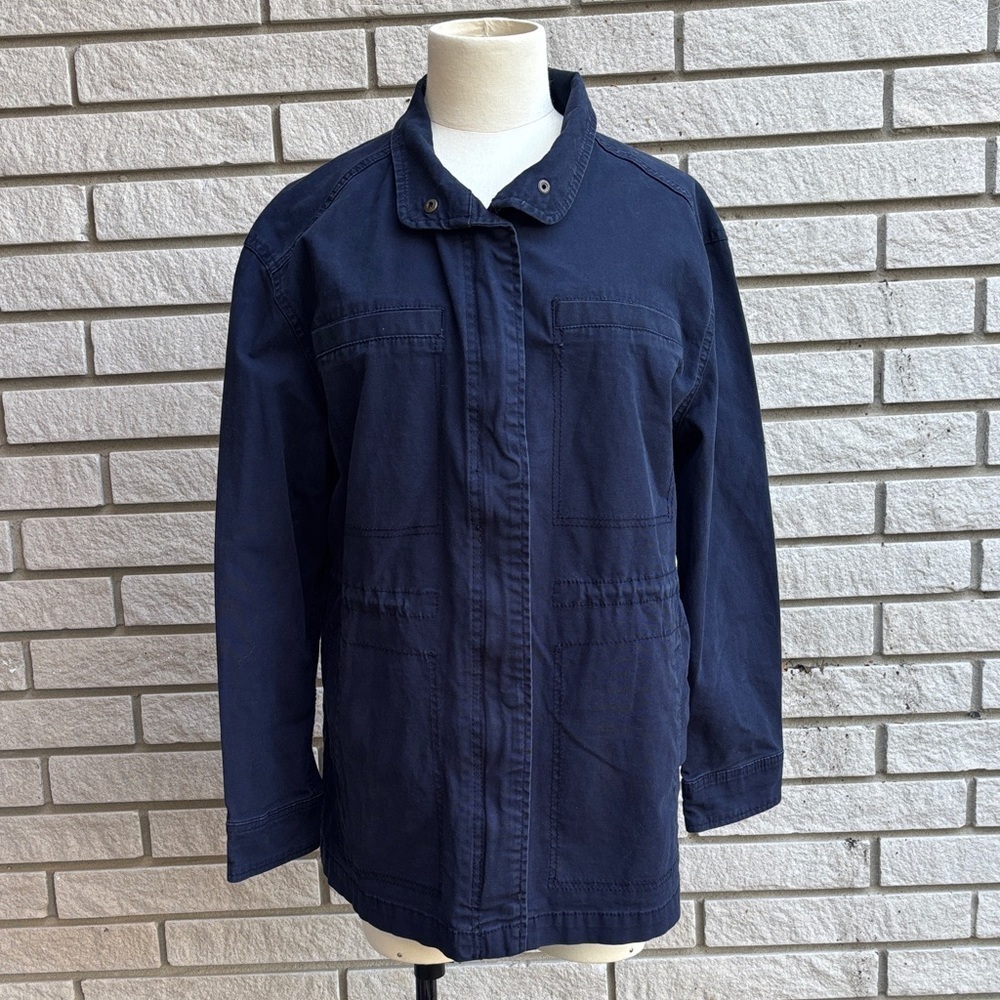 Old Navy Women's Dark Blue Utility Cotton Jacket SzM